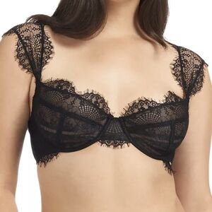 Bluebella Marina Black Lace Underwire Bra 32D & 34D Available